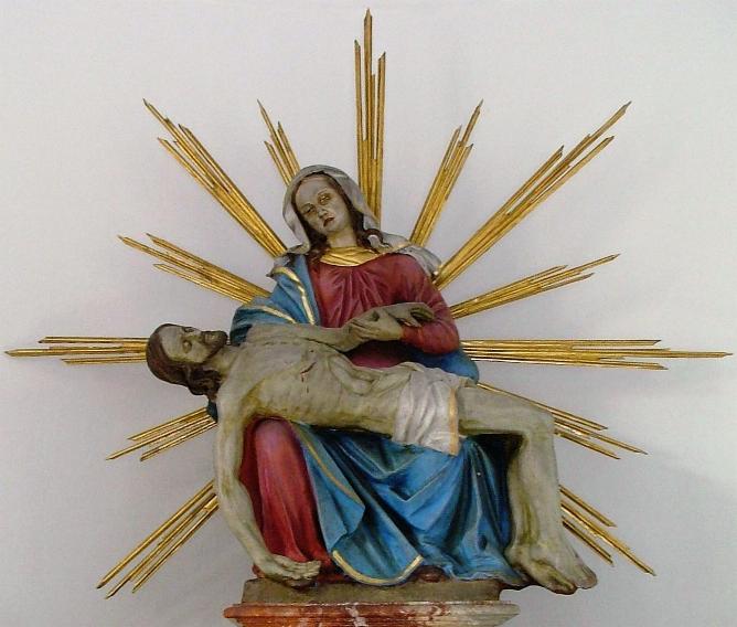 Die Pieta in der Kapelle!
      