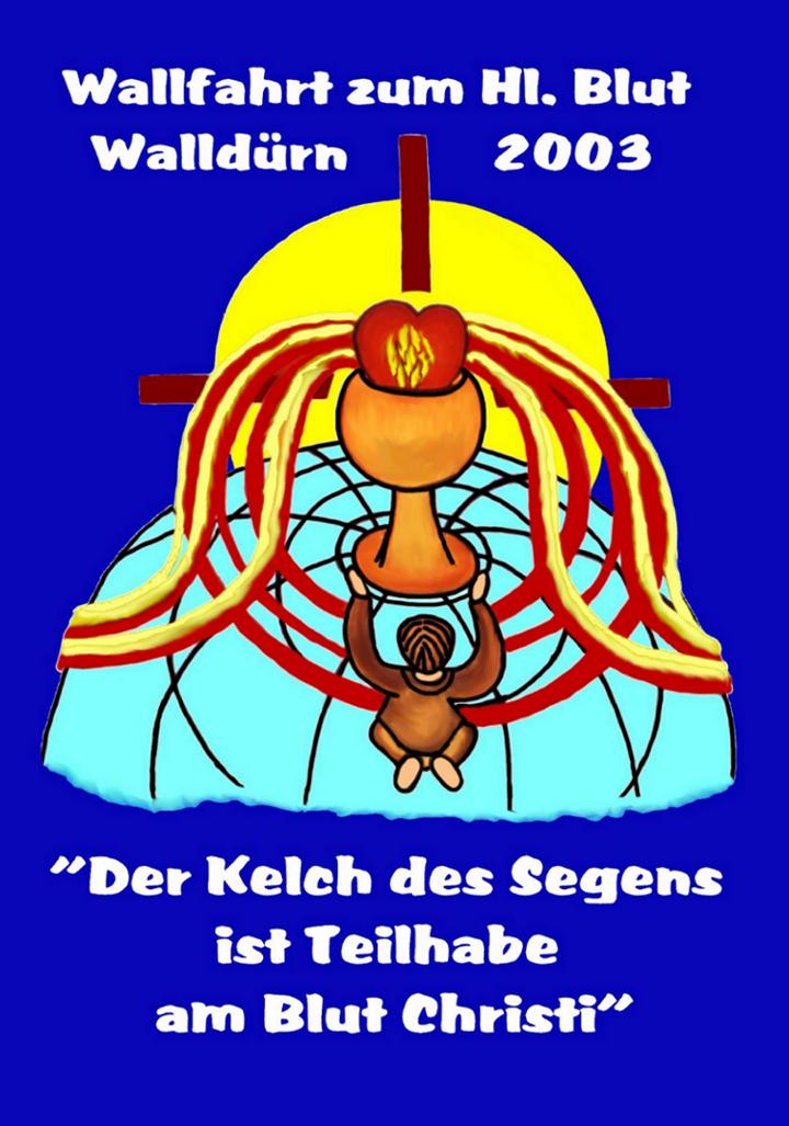 Der Kelch des Segens ist Teilhabe am Blut Christi - Computermalerei von Karl-Heinz Becker © ®