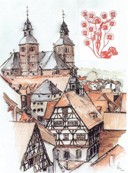 Aquarell von Manfred Ohle